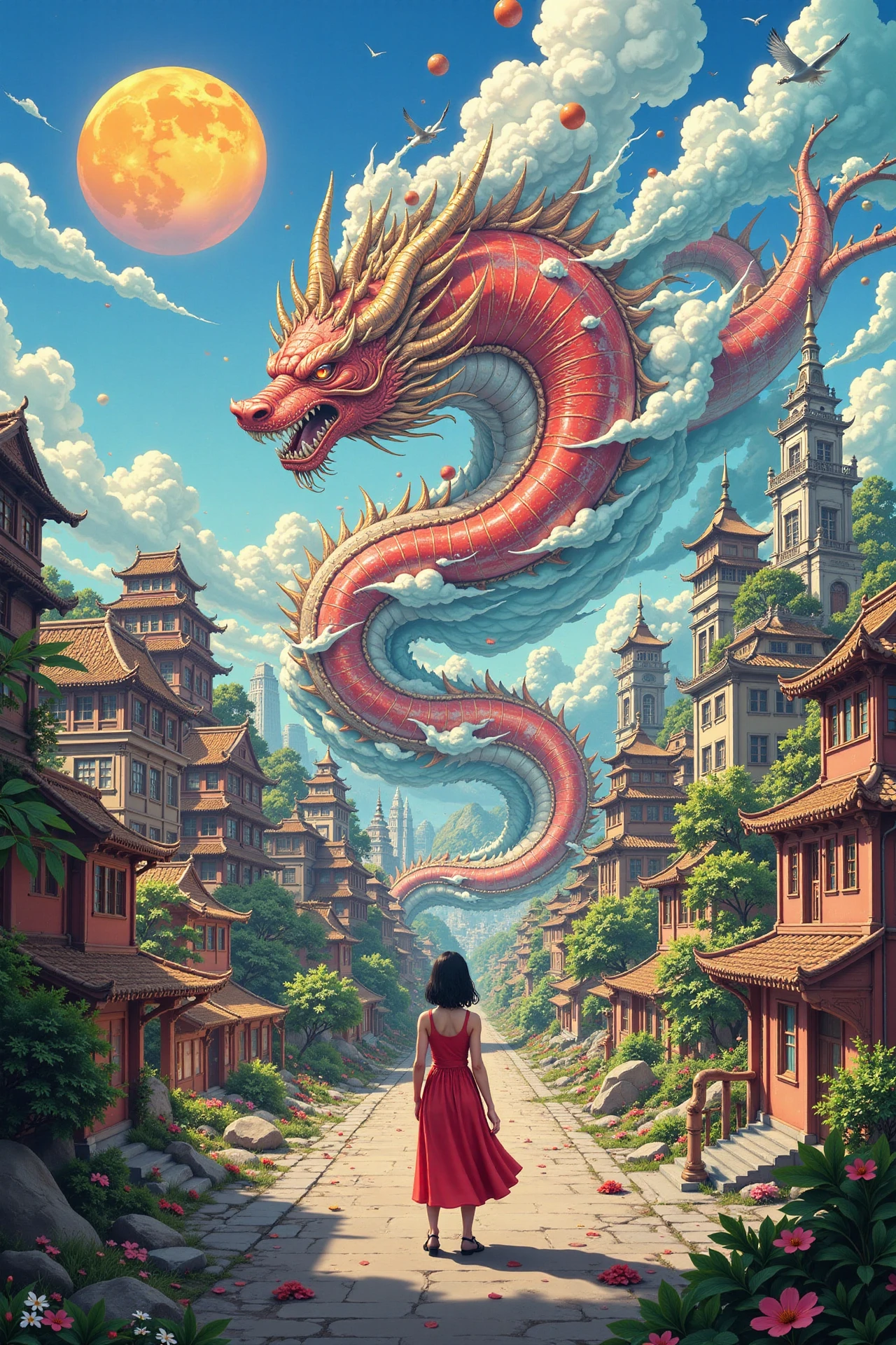 01224-godzillla destruying a city beautiful anime landscape by Edurock.webp